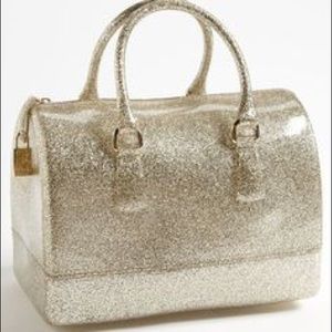Furla Candy in Gold Glitter ✨
